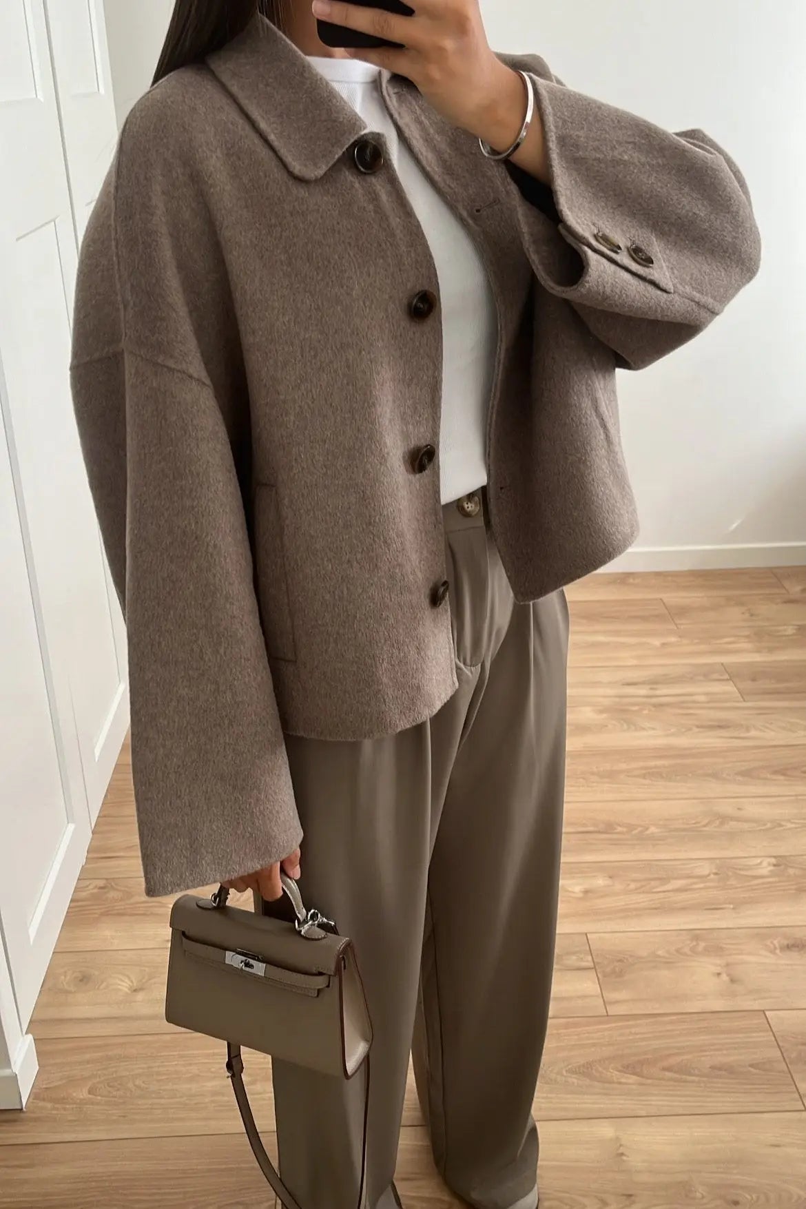Celeste | Women’s Oversized Coat – Elegant Wool-Blend Winter Staple