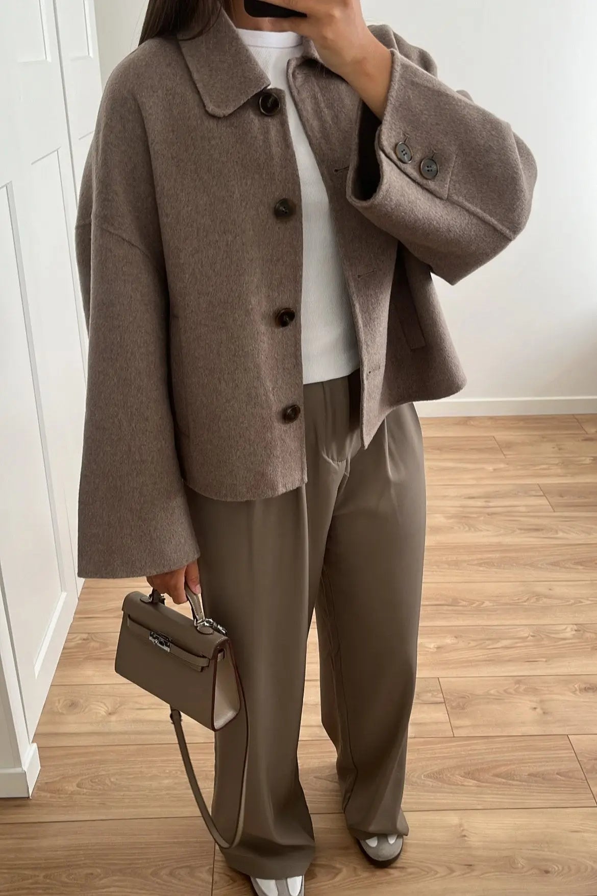 Celeste | Women’s Oversized Coat – Elegant Wool-Blend Winter Staple